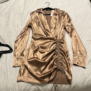 Brownish mini dress